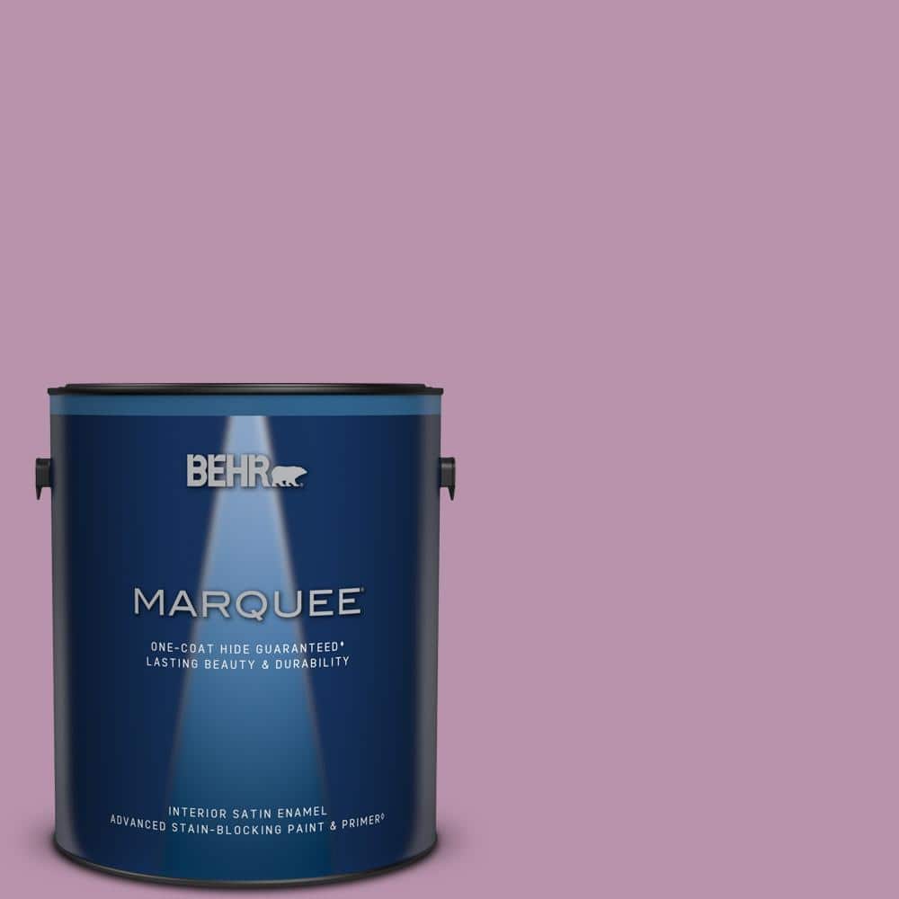 BEHR MARQUEE 1 gal. #680D-5 Bed of Roses Satin Enamel Interior Paint & Primer