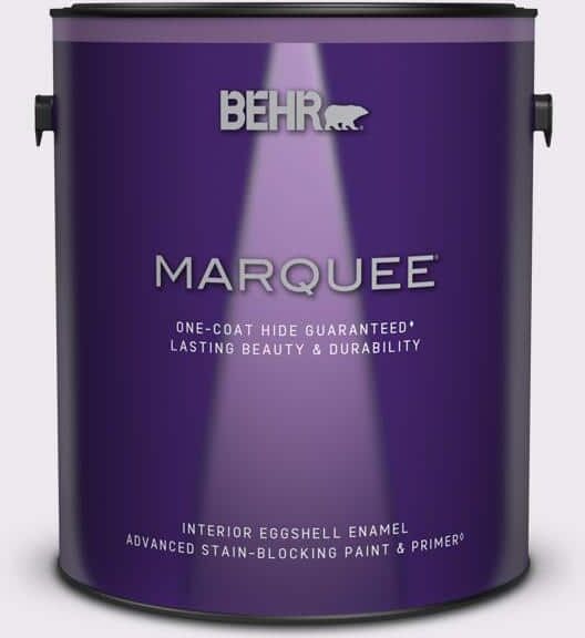 BEHR MARQUEE 1 gal. #PPL-22 Dried Lavender Eggshell Enamel Interior Paint & Primer