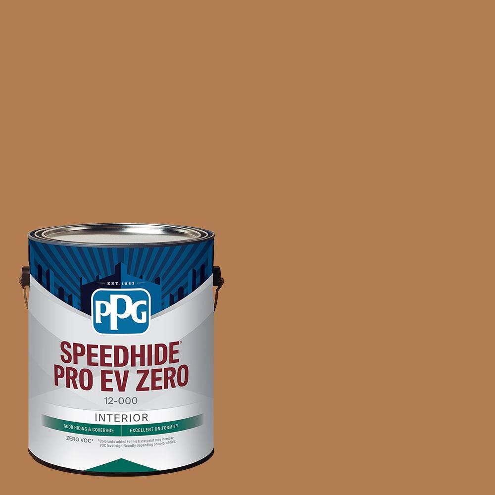 SPEEDHIDE Pro-EV Zero 1 gal. PPG1082-6 Cowboy Hat Semi-Gloss Interior Paint