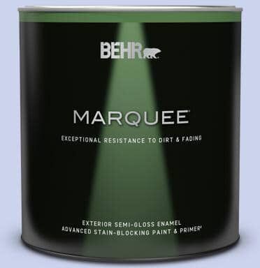 BEHR MARQUEE 1 qt. #P540-2 Garden Fairy Semi-Gloss Enamel Exterior Paint & Primer