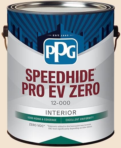 Speedhide Pro EV Zero 1 gal. PPG1202-2 Peach Surprise Semi-Gloss Interior Paint