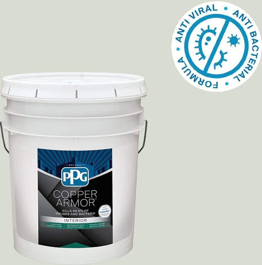 COPPER ARMOR 5 gal. PPG1033-2 Wayward Willow Semi-Gloss Interior Paint