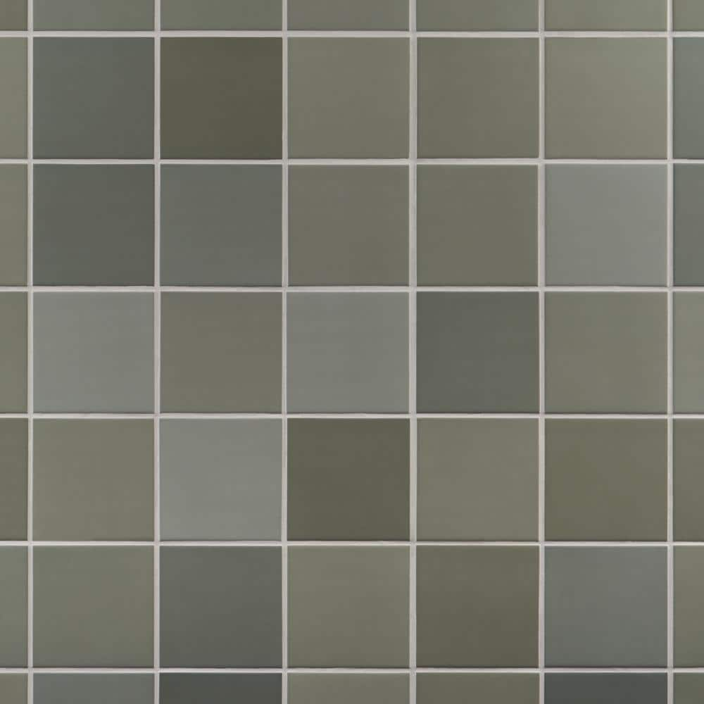 Ivy Hill Tile Reborn Sage Green 4.84 in. x 4.84 in. Matte Porcelain Wall Tile (5.48 Sq. Ft./Case)