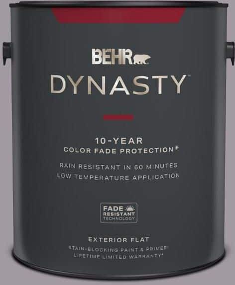 BEHR DYNASTY 1 gal. #N570-3 Art Nouveau Glass Flat Exterior Stain-Blocking Paint & Primer