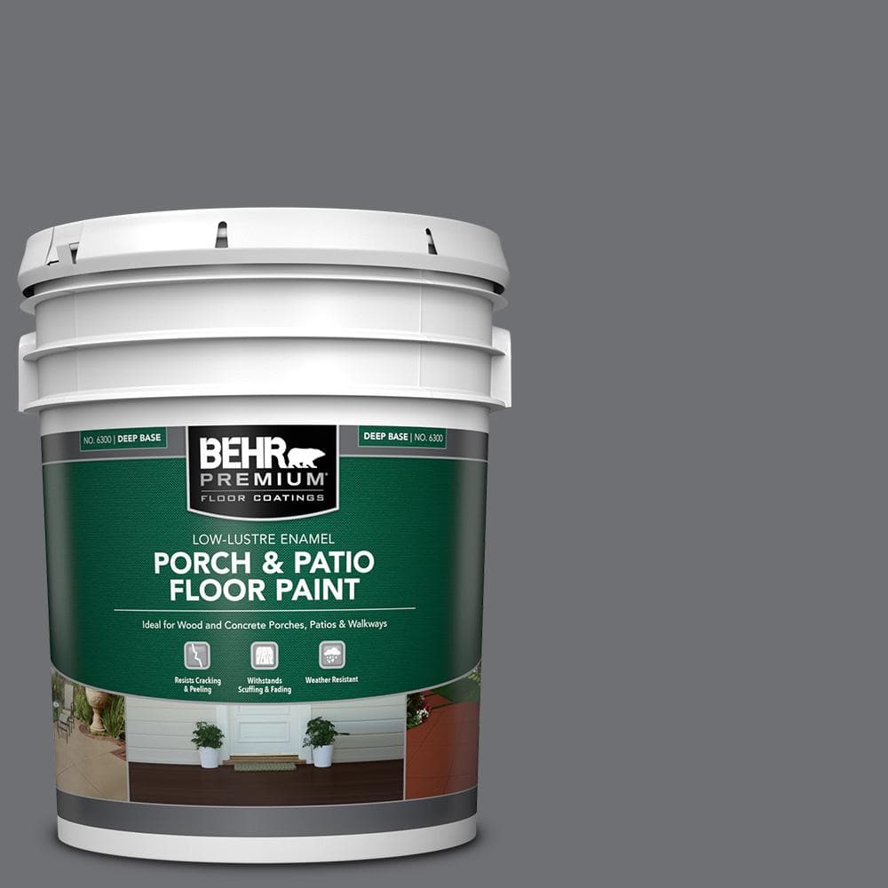 BEHR PREMIUM 5 gal. #PPU18-03 Antique Tin Low-Lustre Enamel Interior/Exterior Porch and Patio Floor Paint