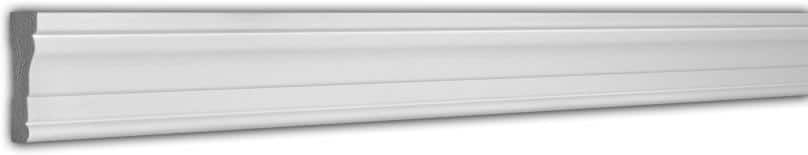 American Pro Decor WM 376 2-1/4 in. x 5/8 in. x 96 in. Recycled Polystyrene Case Moulding Pro Pack 48 LF (6-Pack)