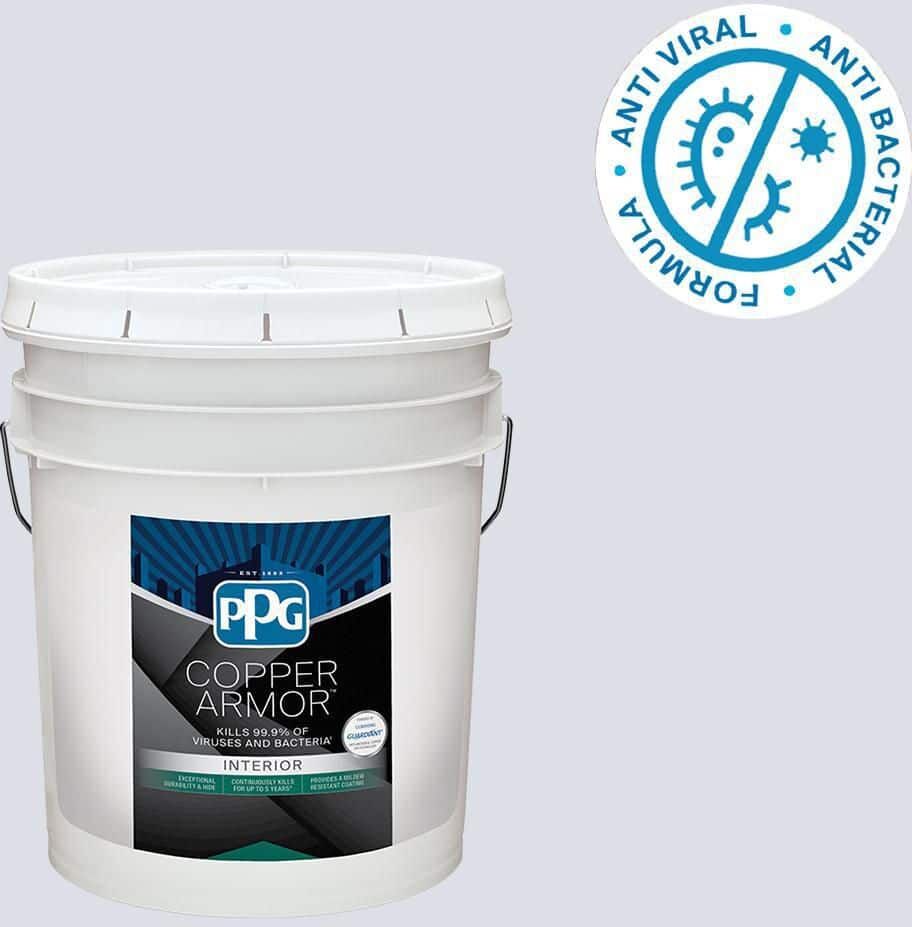 COPPER ARMOR 5 gal. PPG1167-2 Windsor Haze Semi-Gloss Interior Paint