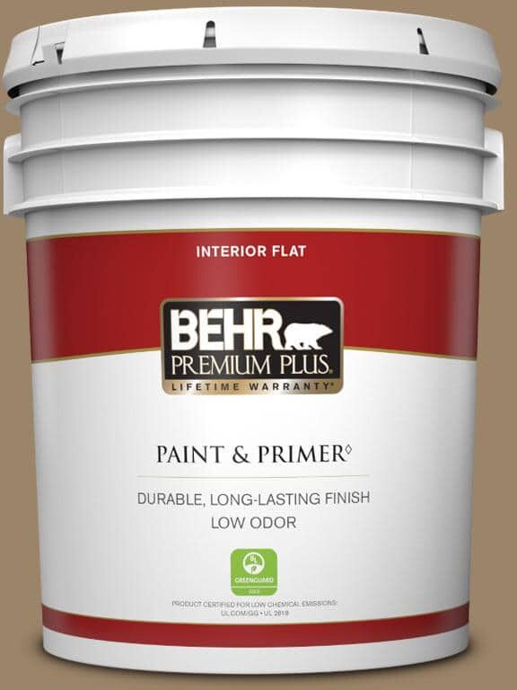 BEHR PREMIUM PLUS 5 gal. #PPU7-04 Collectible Flat Low Odor Interior Paint & Primer