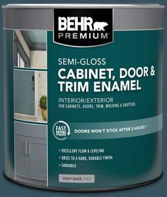 BEHR PREMIUM 1 qt. #MQ5-24 Opera Glasses Semi-Gloss Enamel Interior/Exterior Cabinet, Door & Trim Paint