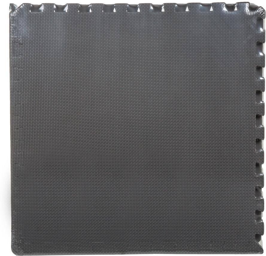 Gray 24 in. W x 24 in. L x 0.375 in. T Foam Interlocking Floor Mat Tiles for Home Gym (24 sq. ft.) (6-Pack)