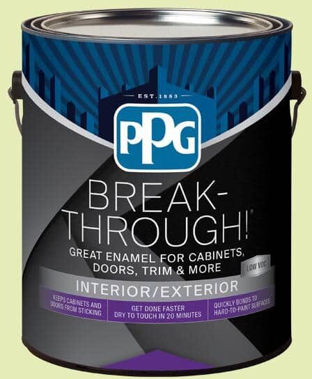 Break-Through! 1 gal. PPG1220-3 Lots Of Bubbles Satin Door, Trim & Cabinet Paint