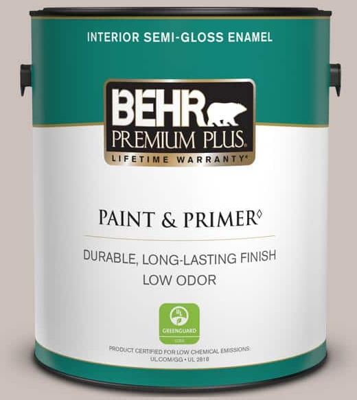 BEHR PREMIUM PLUS 1 gal. #780A-3 Down Home Semi-Gloss Enamel Low Odor Interior Paint & Primer