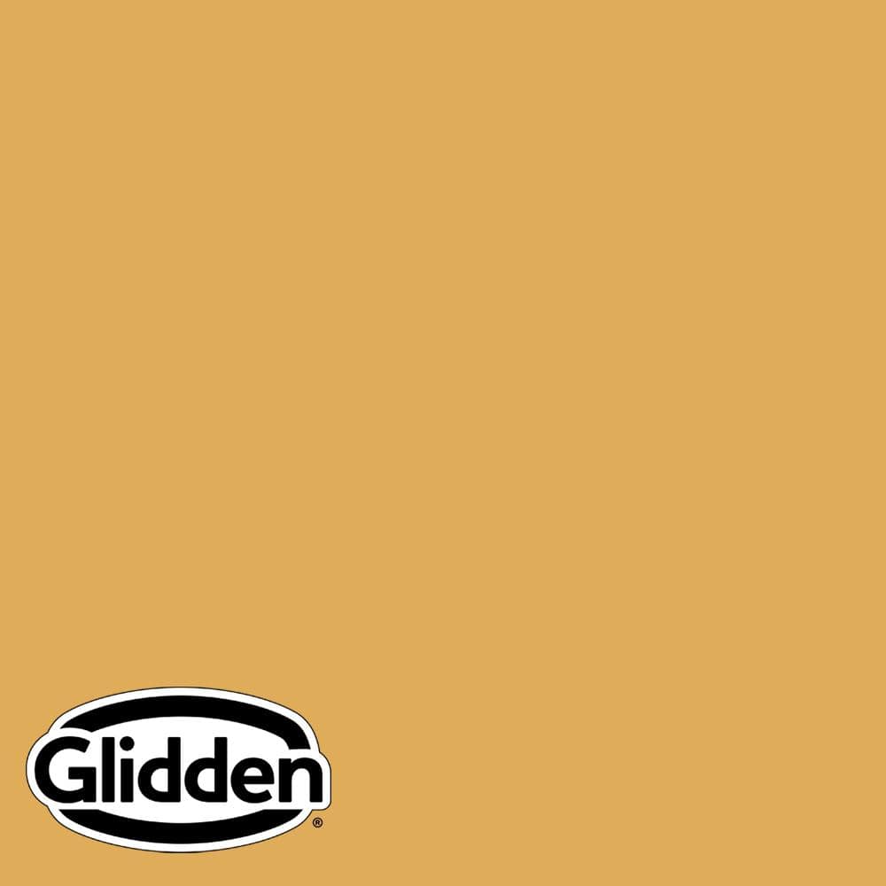 Glidden Premium 5 gal. PPG1208-5 Brown Mustard Flat Interior Latex Paint