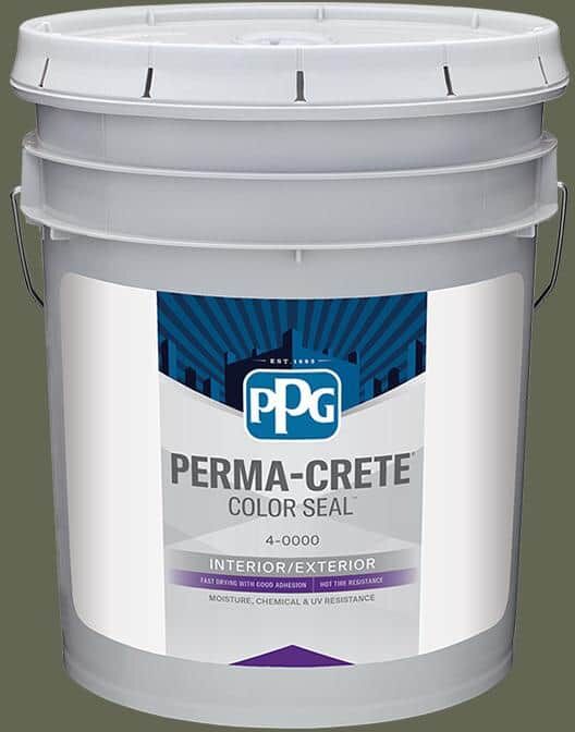 Perma-Crete Color Seal 5 gal. PPG1127-6 Winning Ticket Satin Interior/Exterior Concrete Stain