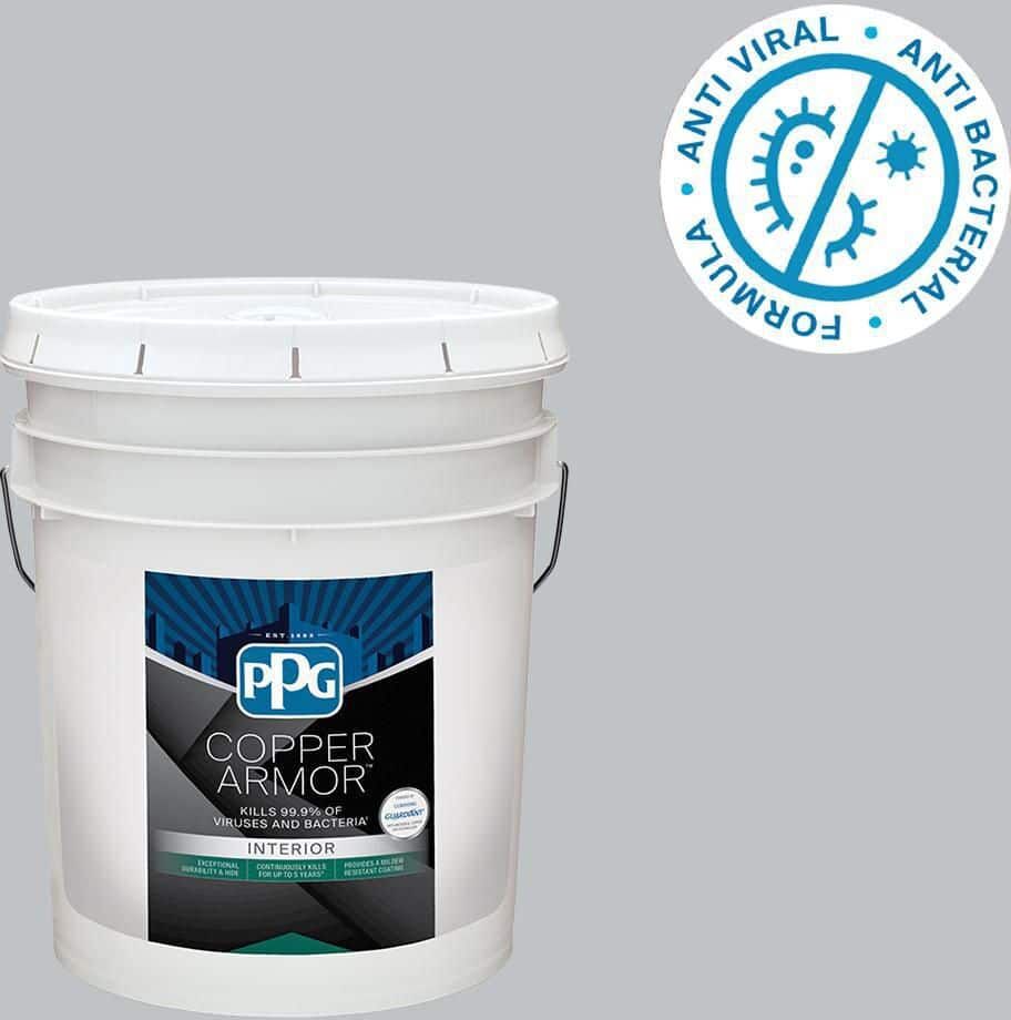 COPPER ARMOR 5 gal. PPG0993-2 Train Semi-Gloss Interior Paint