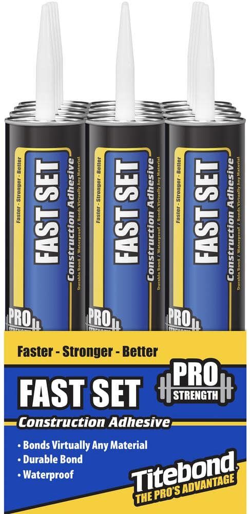 Titebond 28 oz. Fast Set Polyurethane Construction Adhesive (12-Pack)