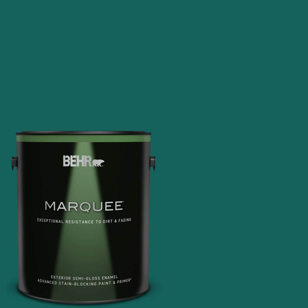 BEHR MARQUEE 1 gal. #S-H-490 Billiard Table Semi-Gloss Enamel Exterior Paint & Primer