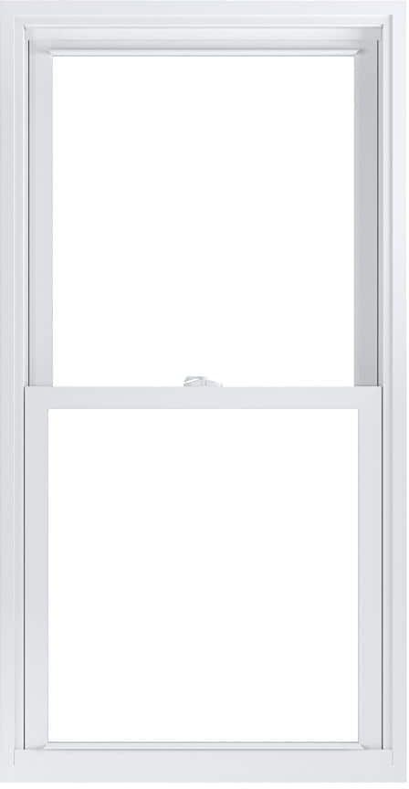 American Craftsman 27.75 in. x 53.25 in. 70 Pro Series Low-E Argon Glass Double Hung White Vinyl Replacement Window, Screen Incl