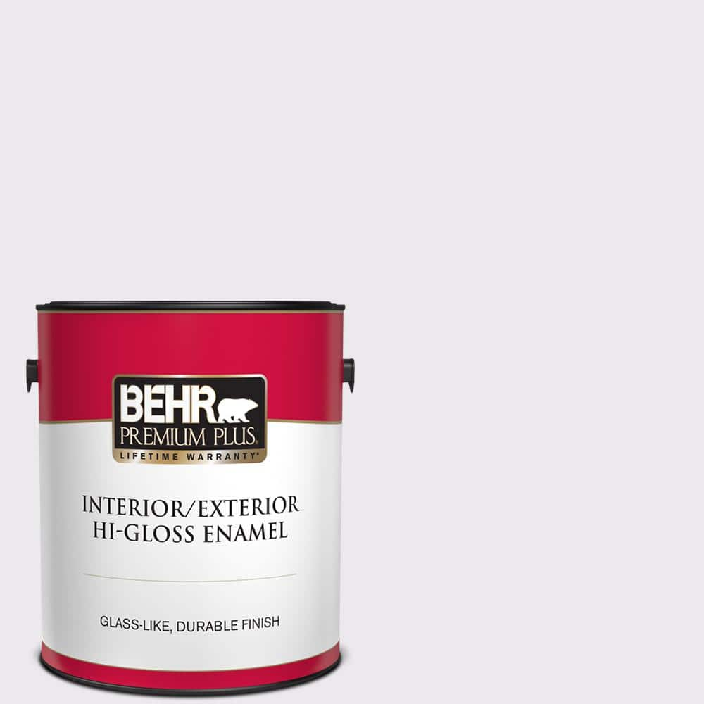 BEHR PREMIUM PLUS 1 gal. #PPL-22 Dried Lavender Hi-Gloss Enamel Interior/Exterior Paint