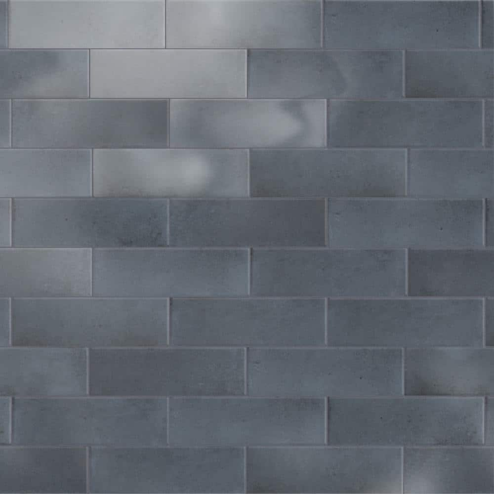 Merola Tile Coco Glossy Blue Night 2 in. x 5-7/8 in. Porcelain Wall Tile (5.94 sq. ft./Case)