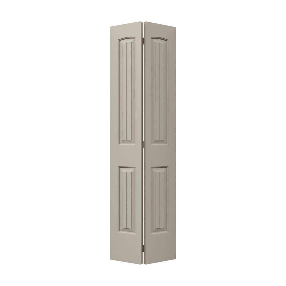 JELD-WEN 24 in. x 80 in. Santa Fe Desert Sand Painted Smooth Molded Composite Closet Bi-fold Door