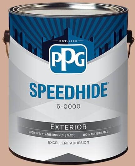 SPEEDHIDE 1 gal. PPG16-01 Sombrero Tan Flat Exterior Paint