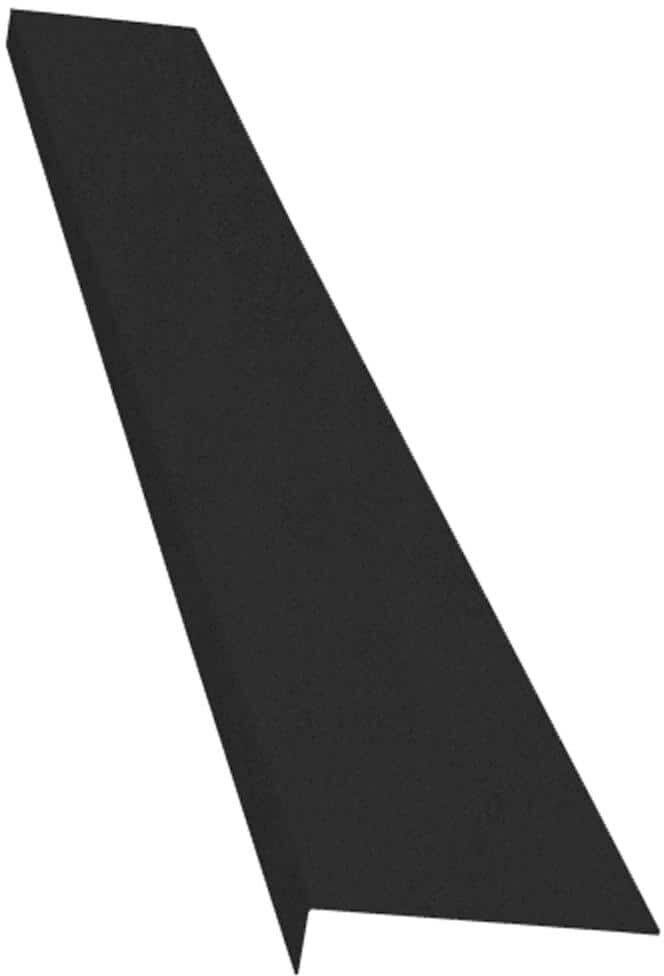 Bilco Classic Series 8 in. x 84 in. Black Powder Coated Painted Steel Foundation Plate for Cellar Door