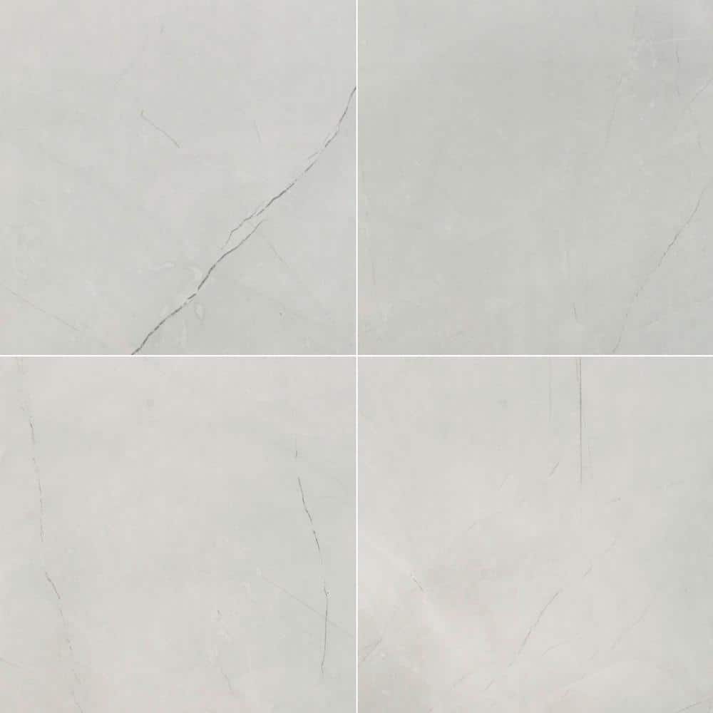 MSI Madison Luna 24 in. x 24 in. Polished Porcelain Stone Look Floor and Wall Tile (16 sq. ft./Case)