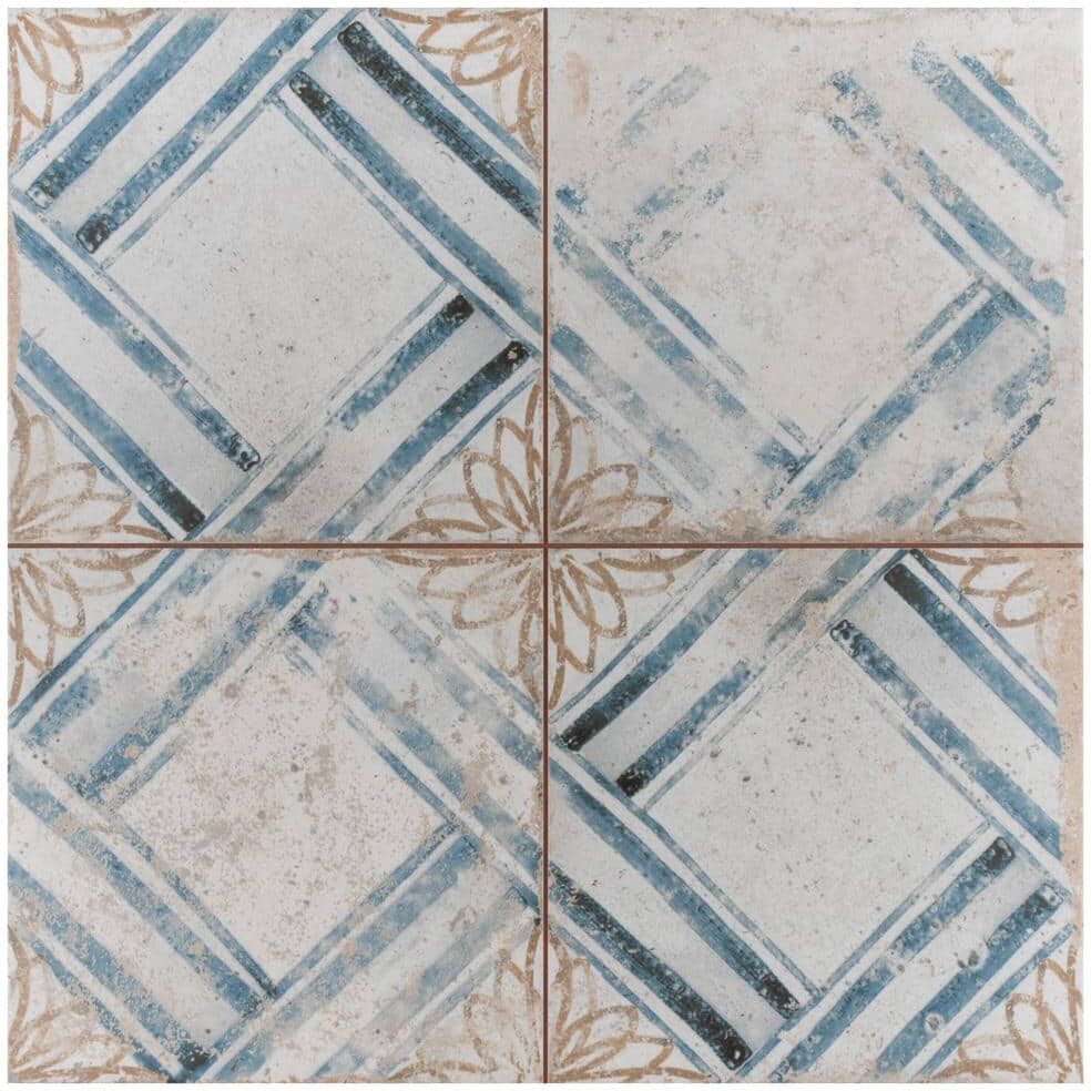 Merola Tile Kings Root Lattice 17-5/8 in. x 17-5/8 in. Ceramic Floor and Wall Tile (10.95 sq. ft./Case)