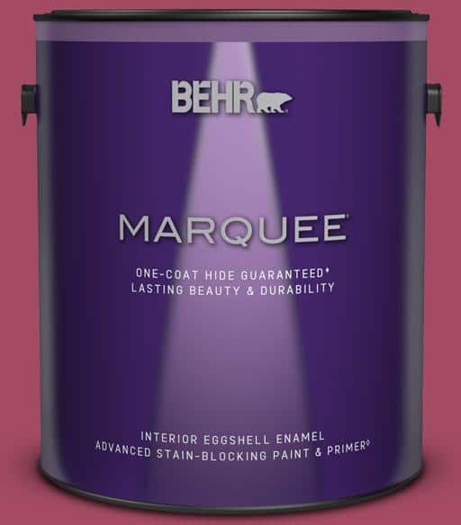 BEHR MARQUEE 1 gal. #120D-5 Glazed Raspberry Eggshell Enamel Interior Paint & Primer