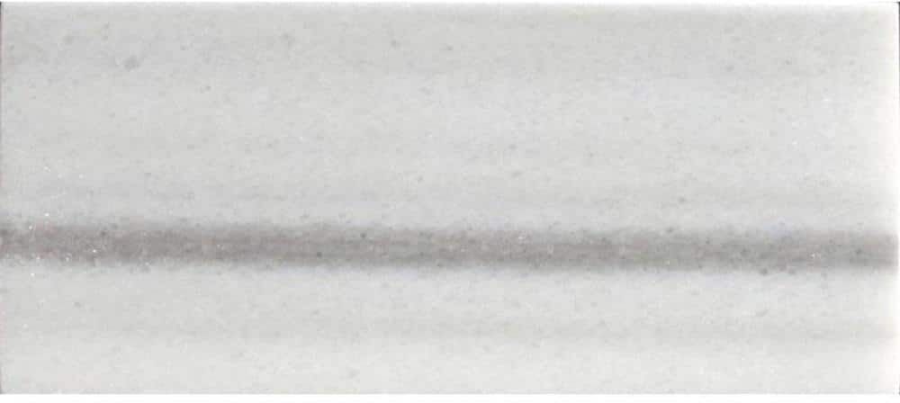 Apollo Tile Silver 3 in. x 6 in. Polished Marble Subway Floor and Wall Tile (5 sq. ft./Case)