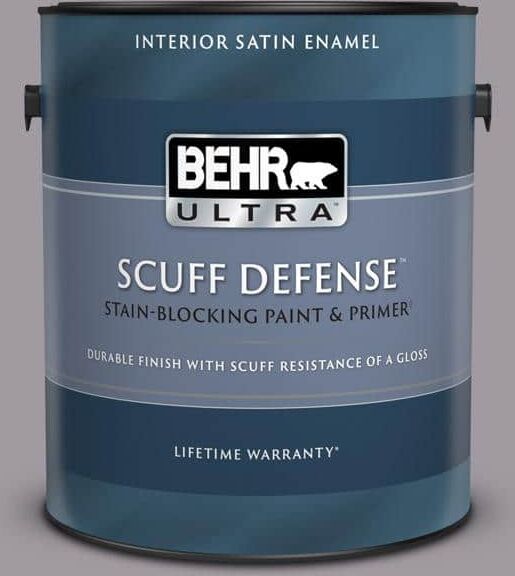 BEHR ULTRA 1 gal. #N570-3 Art Nouveau Glass Extra Durable Satin Enamel Interior Paint & Primer