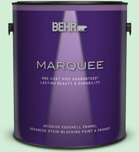 BEHR MARQUEE 1 gal. #P400-2 End of the Rainbow Eggshell Enamel Interior Paint & Primer