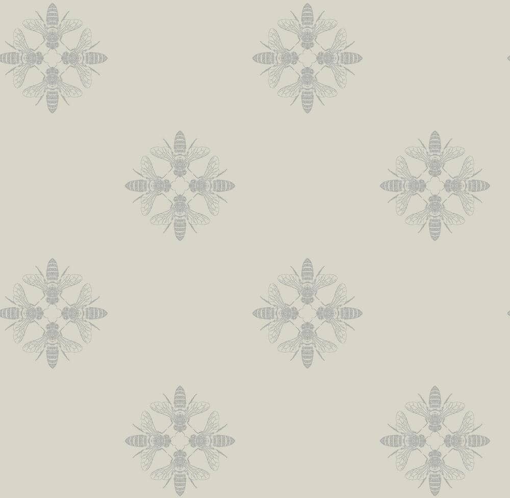 RoomMates Honey Bee Tan Peel and Stick Wallpaper (Covers 28.18 sq. ft.)