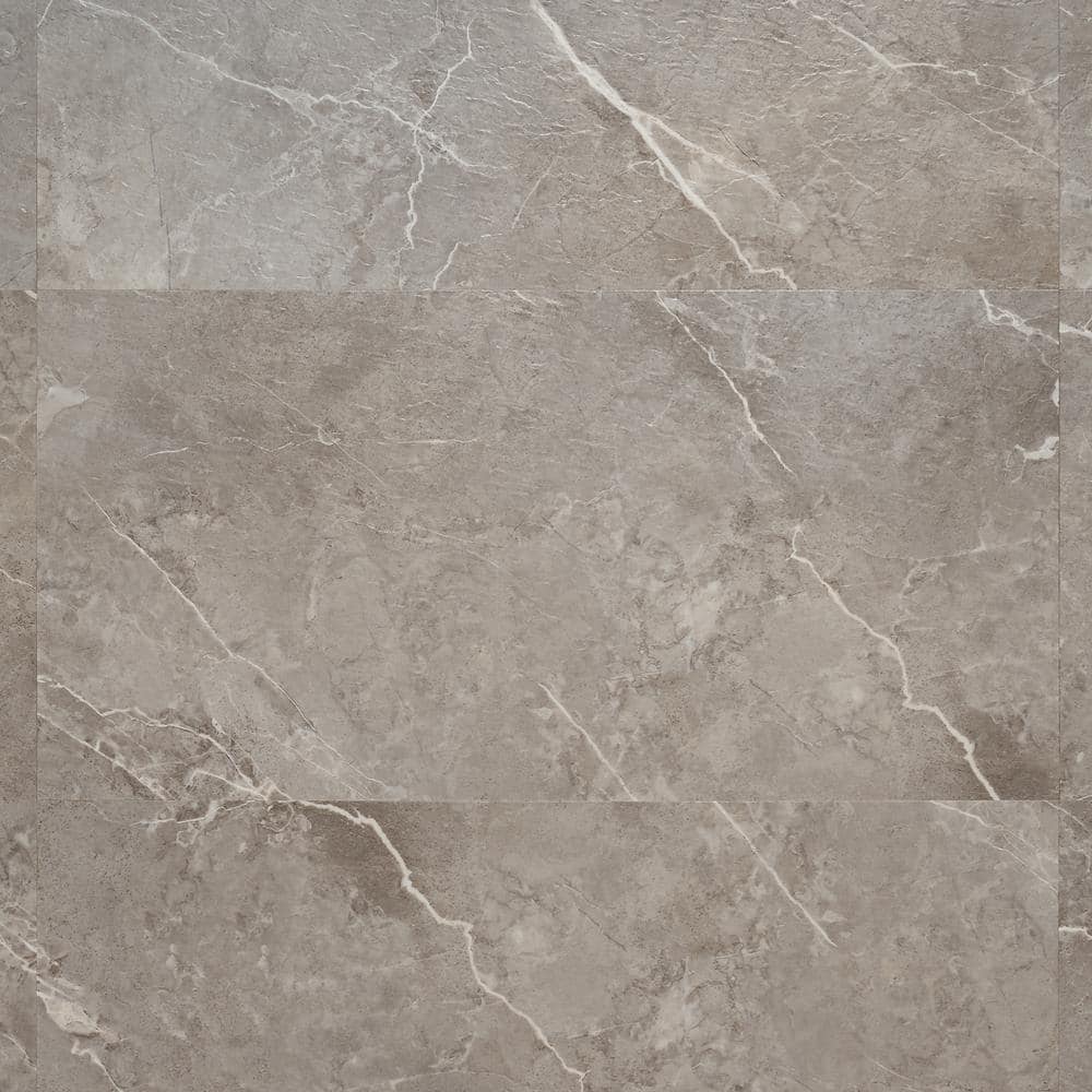 Ivy Hill Tile Duren Marbello Dark Beige 28MIL x 12 in. W x 36 in. L Glue Down Waterproof Luxury Vinyl Plank Flooring (36 sqft/case)