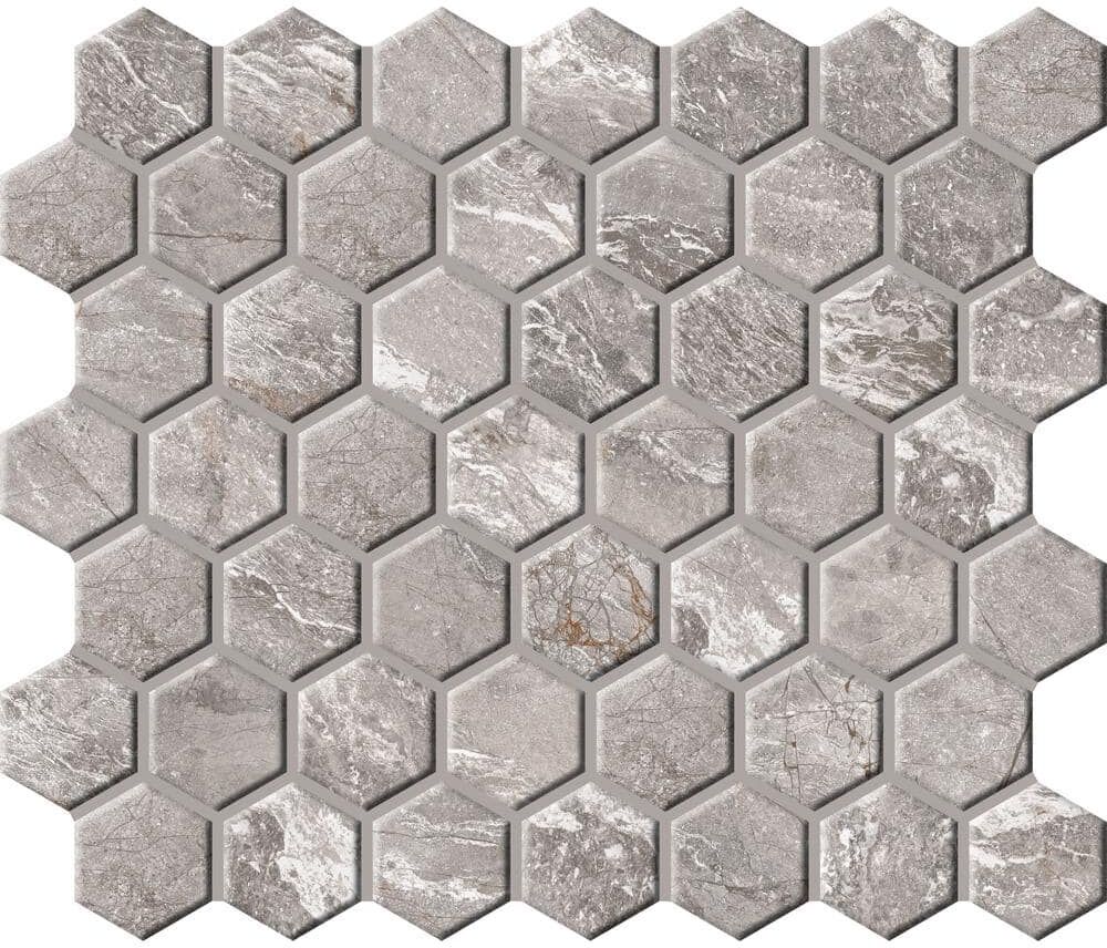 Daltile Perpetuo Eternal Grey 10 in. x 12 in. Glazed Ceramic Mosaic Tile (97.2 sq. ft./Pallet)