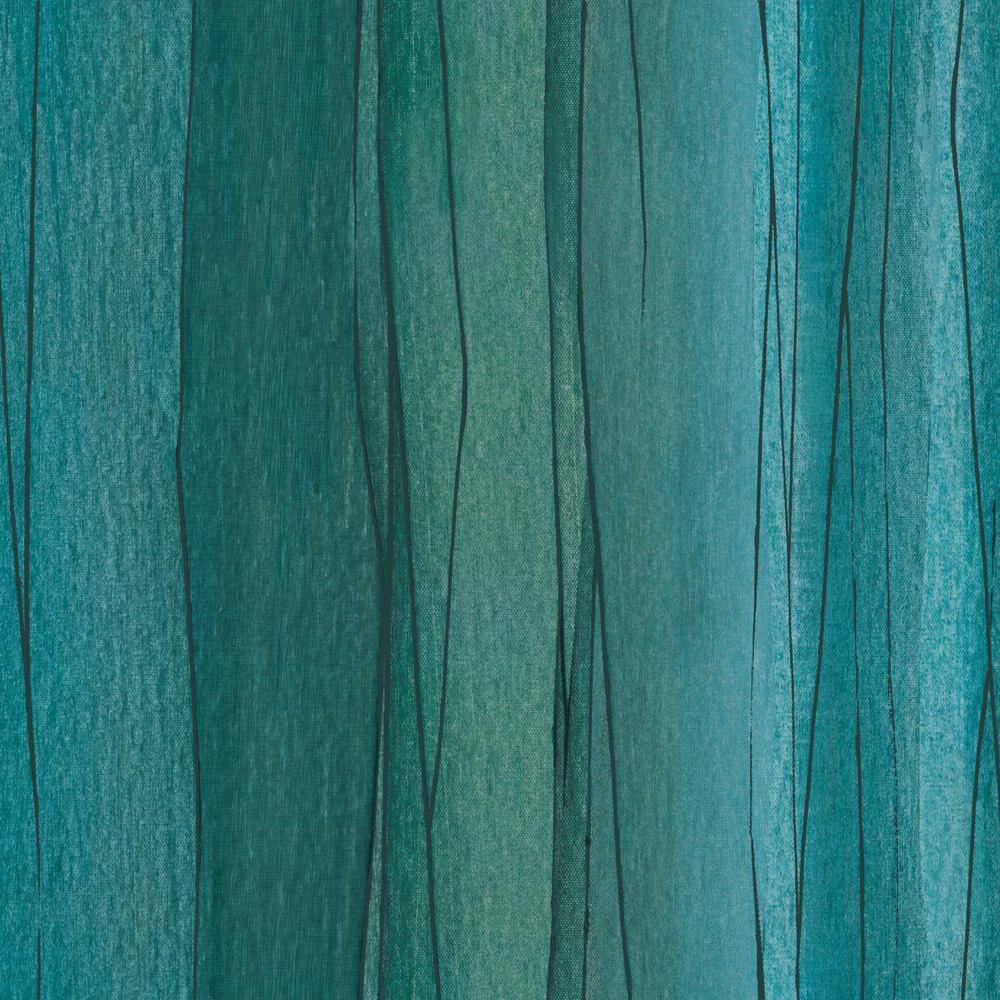 RoomMates Blue and Green Making Waves Peel and Stick Wallpaper (Covers 28.29 sq. ft.)