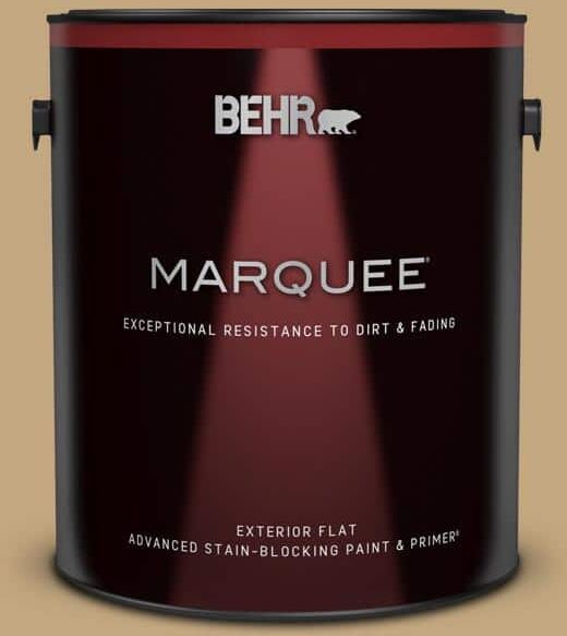 BEHR MARQUEE 1 gal. #N290-5 Pocket Watch Flat Exterior Paint & Primer