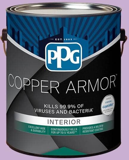 COPPER ARMOR 1 gal. PPG1249-4 Windsor Purple Eggshell Interior Paint