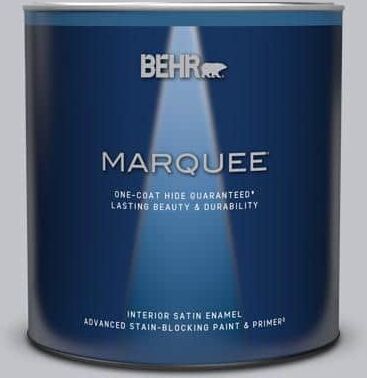 BEHR MARQUEE 1 qt. #N540-2 Glitter color Satin Enamel Interior Paint & Primer