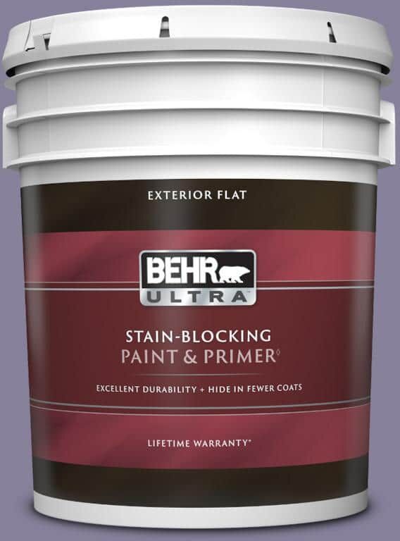 BEHR ULTRA 5 gal. #S570-5 Live Jazz Flat Exterior Paint & Primer