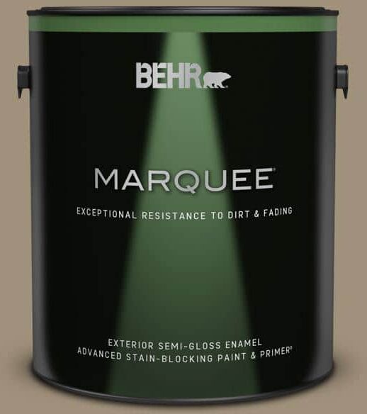 BEHR MARQUEE 1 gal. #750D-5 Desert Shadows Semi-Gloss Enamel Exterior Paint & Primer