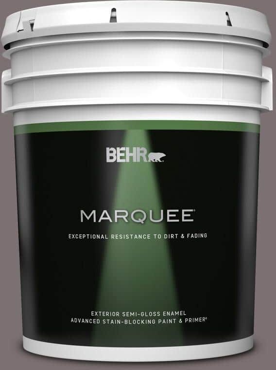 BEHR MARQUEE 5 gal. Home Decorators Collection #HDC-AC-27 Heather Sachet Semi-Gloss Enamel Exterior Paint & Primer