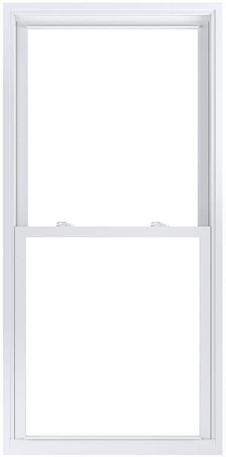 American Craftsman 31.75 in. x 65.25 in. 70 Pro Series Low-E Argon Glass Double Hung White Vinyl Replacement Window, Screen Incl