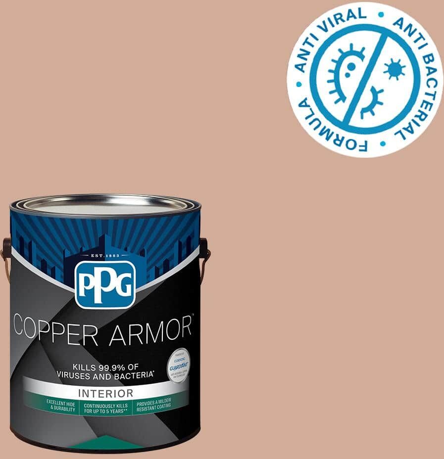 COPPER ARMOR 1 gal. PPG16-01 Sombrero Tan Semi-Gloss Interior