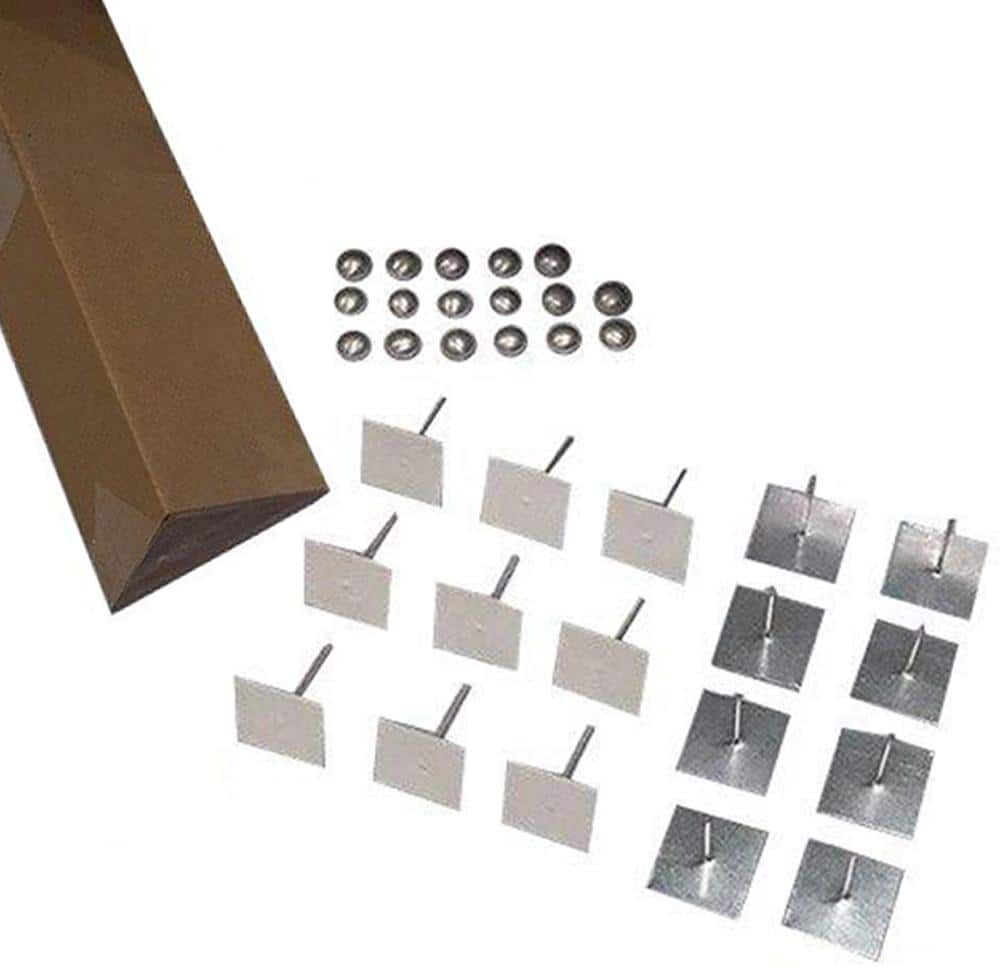 ADO Products Replacement Pins and Caps Single Garage Door Insulation Kit