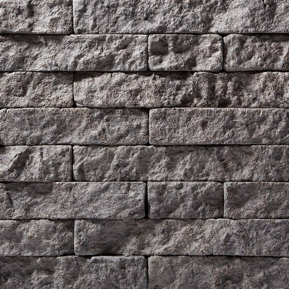 Evolve Stone District View Phantom Shadow Fire Rated Flat Stone Veneer (14.25 sq. ft. per Box)