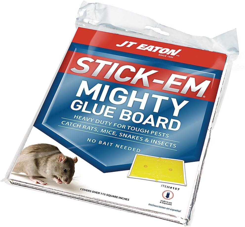 JT Eaton Stick-Em Mighty Glue Board Trap (12-Pack)