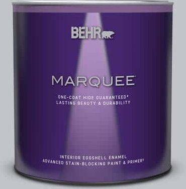 BEHR MARQUEE 1 qt. #N540-2 Glitter color Eggshell Enamel Interior Paint & Primer