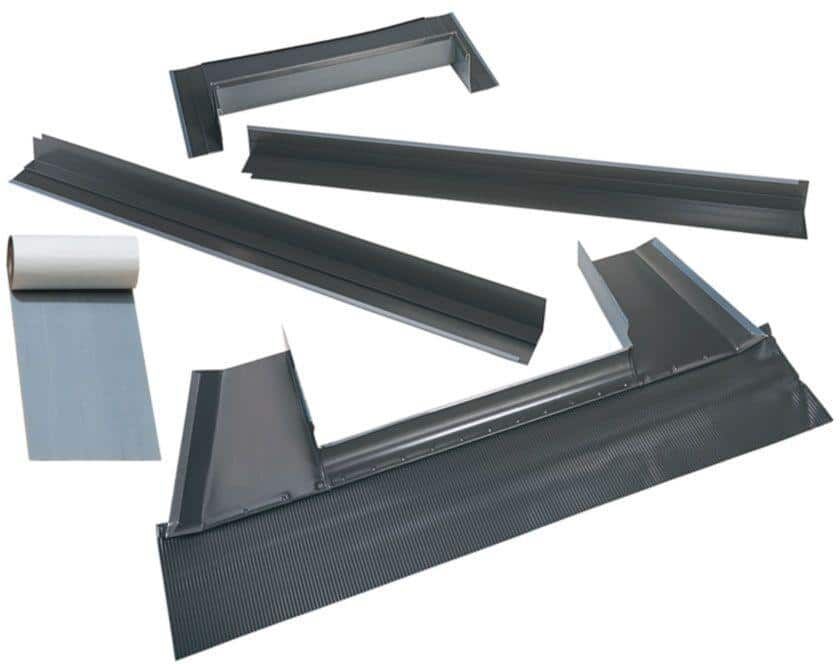 VELUX C01 Metal Roof Flashing Kit with Adhesive Underlayment for Deck Mount Skylight